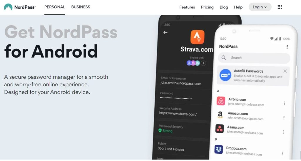 Nordpass recenzia aplikacie pre Android