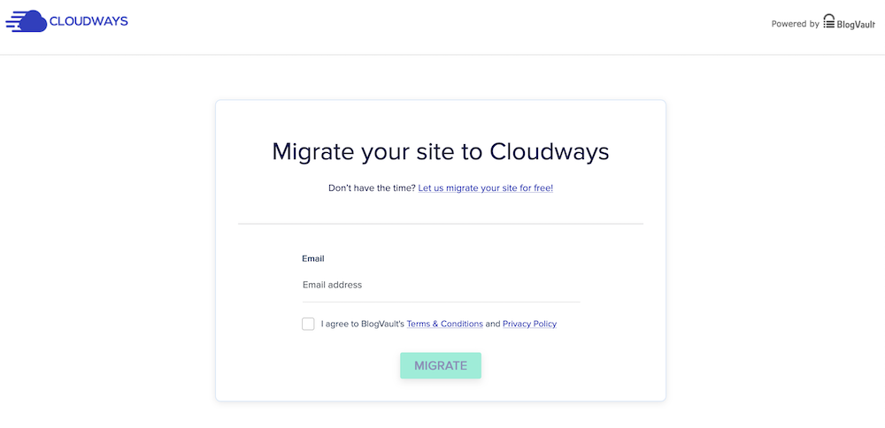 Cloudways recenzia: Cloudways migracia WordPress aplikacie