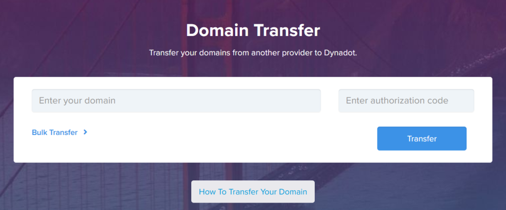 Dynadot Transfer Domeny