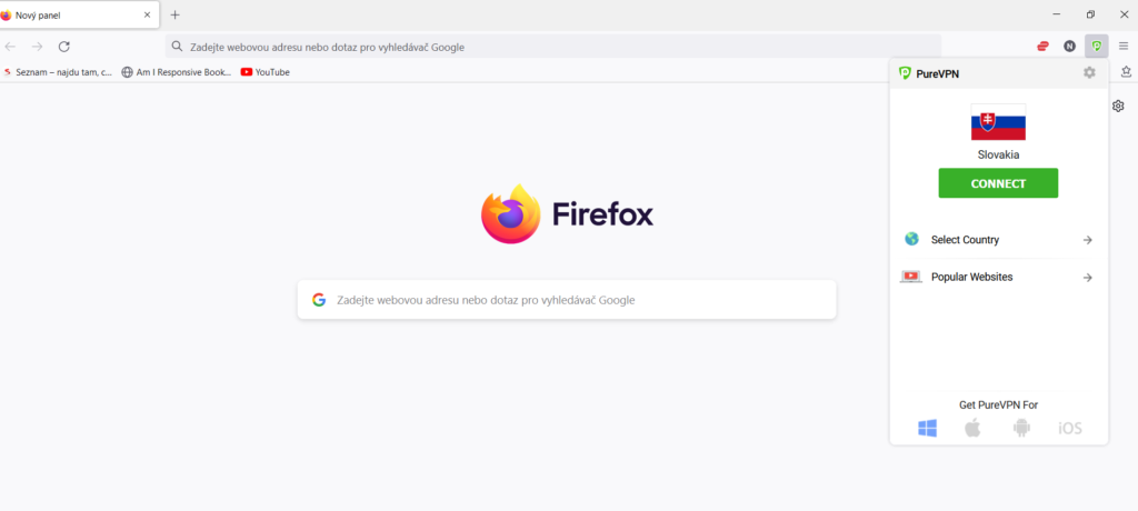 Purevpn Firefox
