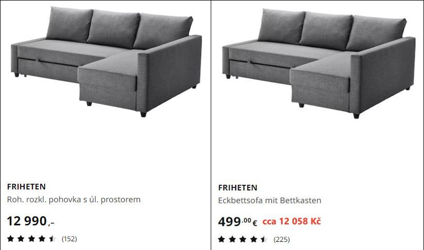 Ikea Porovnanie