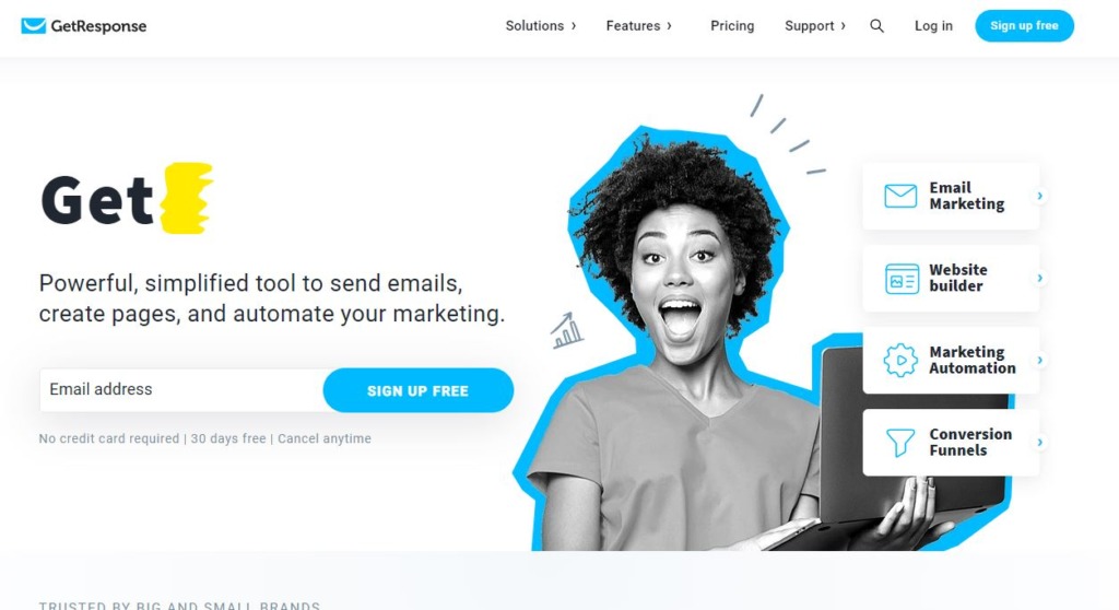 GetResponse – ukážka e-mailingového nástroja