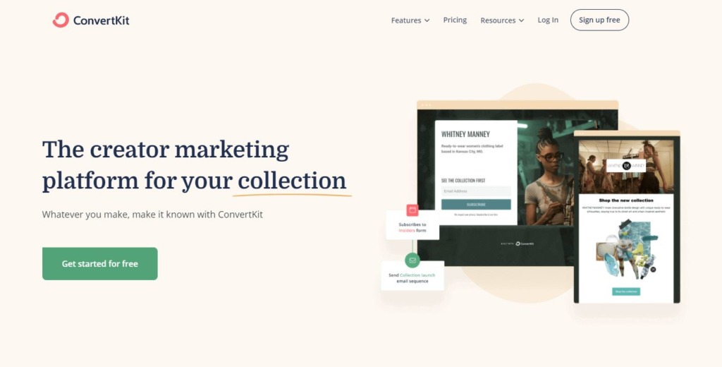 Kit (predtým ConvertKit) – ukážka e-mailingového nástroja
