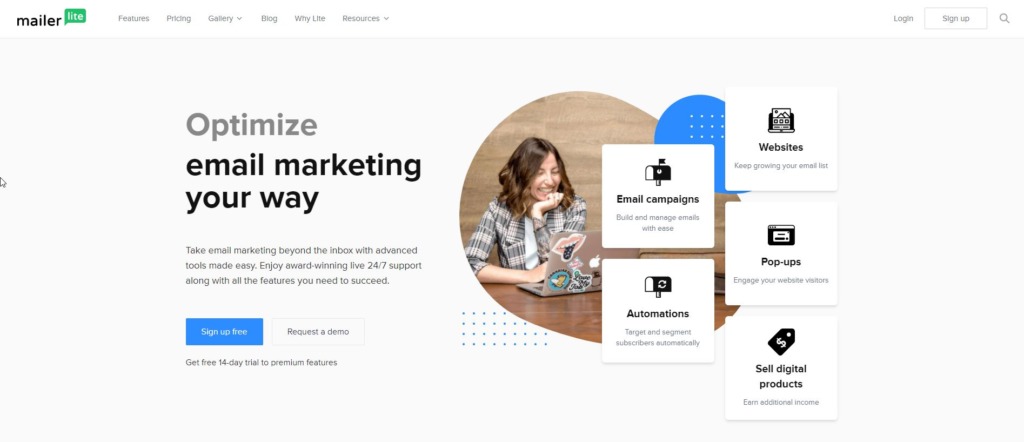 MailerLite – ukážka e-mailingového nástroja